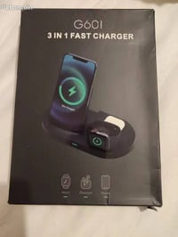 شاحن لاسلكي • ٣ في ١