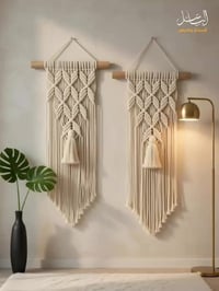 ستائر يدوية • خيوط قطن • دمياط التجاري