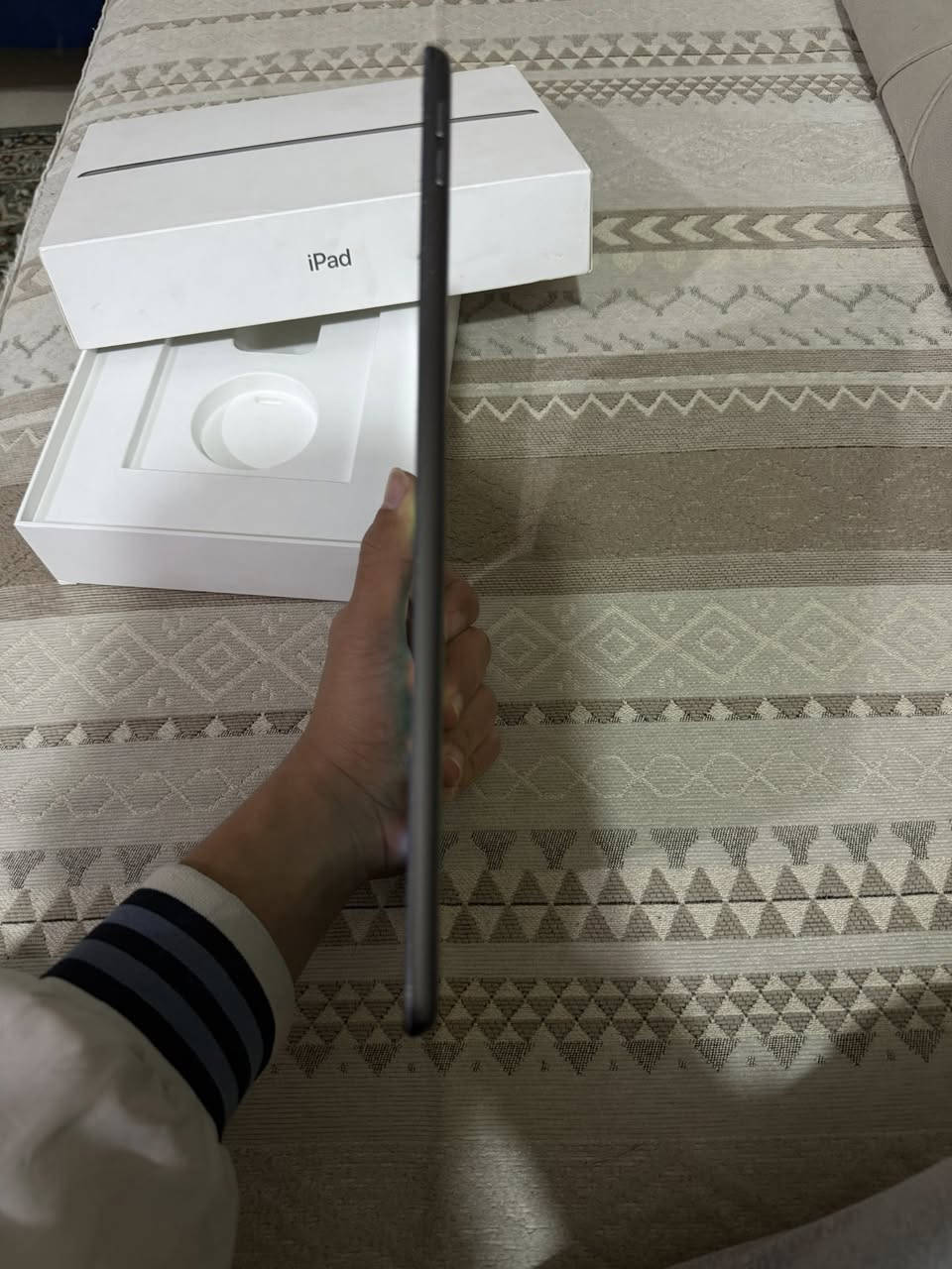سلام عليكم ايباد 9 ذاكره 64 بطاريه 86 الجهاز نضيف كلش الجهاز مبدل بلزمه اصلي شرط وطيك بي ضمان وبي كامره سلفي واكفه وبصمه واكفه باقي مكفول ويا كارتونه بس الجهاز للبيع سعر 140 قفل رجائن بدون عمله عنواني كربلاء حسينيه جريه رقم ***********
