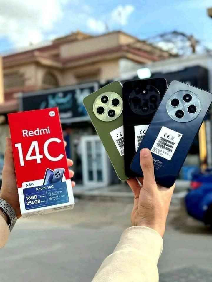 وحش الاجهزه 
ريدمي 14c 
  بمعالج من هيليو G81 الترا يعني بالالعاب سلس 
 وذاكره 256 برام 8 كيكا 
كاميرا 50  ميكا اماميه 13 ميكا 
نظام تشغيل 14 اندرويد 
بطاريه 5160  ملي امبير 
السعر 115 الف   
بغداد زيونه ربيعي مقابل مول دريم ستي توجد خدمه توصيل 
‏‪بغداد زيونه ربيعي مقابل مول دريم ستي 
اذا اتاخرت بالرد يرجى مراسله ع واتساب  أو اتصال 
***********
*********** بغداد, العراق
