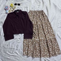 اوتفت صيفي • قميص S-M-L-XL • تنوره ١٠٠سم