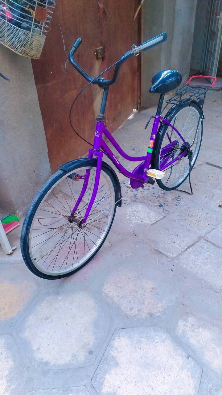 السلام عليكم 
بيسكل سياحي بلاد جديد كلش حجم 26 
سعر 135 والشراي يدلل ***********
