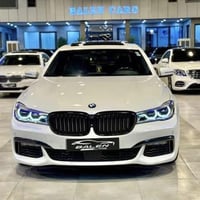 BMW 750 L i m  8سلندر تون تيربو 2017 فول فول مواصفات  لايت زنون ادابتف...