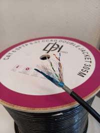 دبل تغليف مسلح نسبة نحاس عالية  DH CAT6 305M  110 الف فقط ‼️  📞واتساب ...