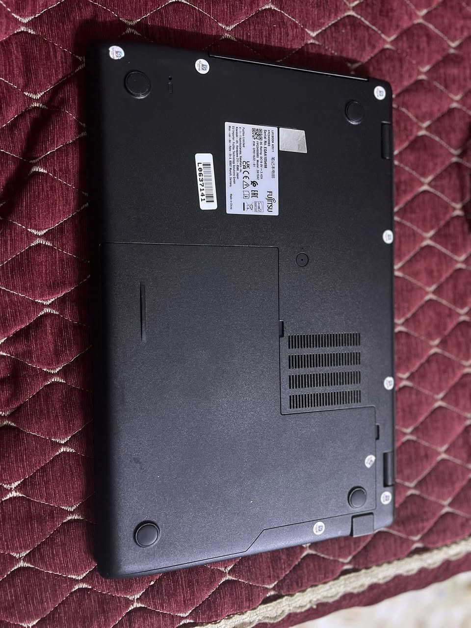 السلام عليكم لابتوب قوي جدا للبيع
Fujitsu Lifebook A3511

Intel® Core™ i5-1135G7 (الجيل الحادي عشر

(RAM): 16 جيجابايت DDR4 2600

Storage 256 Nvme Samsung

Gpu Intel® Iris® Xe Graphics 8G

الضمان: اللابتوب معاه ضمان كامل لمدة سنة (باقي منه 11 شهر)

الجهاز شتريتة قبل شهر تقريبا مستخدم فقط كم ساعة جدا نضيف 

السعر 375 وبي مجال 

مكاني بغداد الدورة منطقة ابو دشير 

للاتصال او واتساب 
***********
