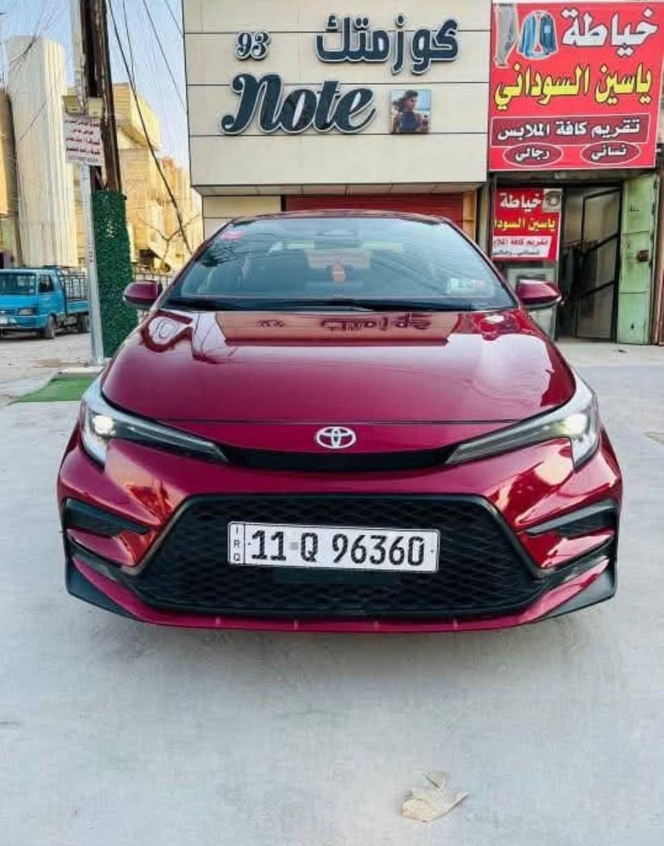 كورلا وارد امريكي
موديل 2024 
فول مواصفات 
بصمه 
فتحت سلايت 
سياره S 
السعر 160$ورقه  وبيها مجال 
الاستفسار على هذه رقم 
***********
