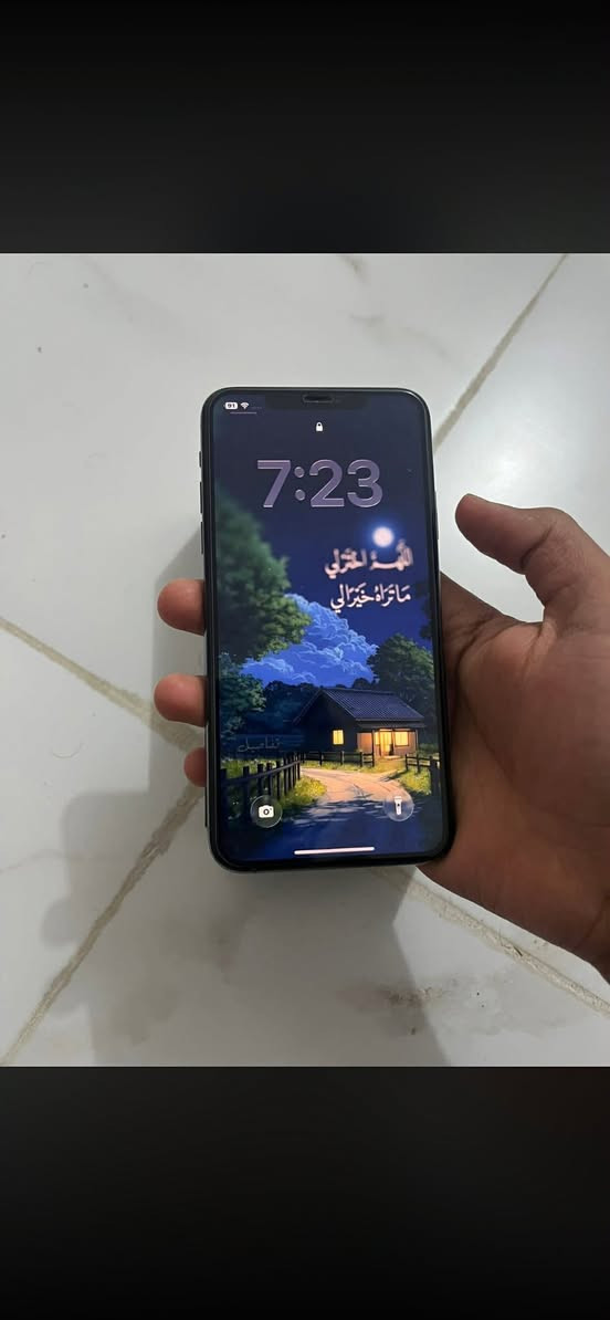 السلام عليكم ايفون ١١ برو ماكس ذاكره ٢٥٦ بطاريه ٧٣ تليفون نضيف جداً مبدل فقط شاشه اصليه تجي وتفحص وين فقط بي فطر بلضهر مو كل الضهر فطر خفيف ما بدلته السعر 270وبي مجال الشراي يدلل مكاني كربلاء ***********
