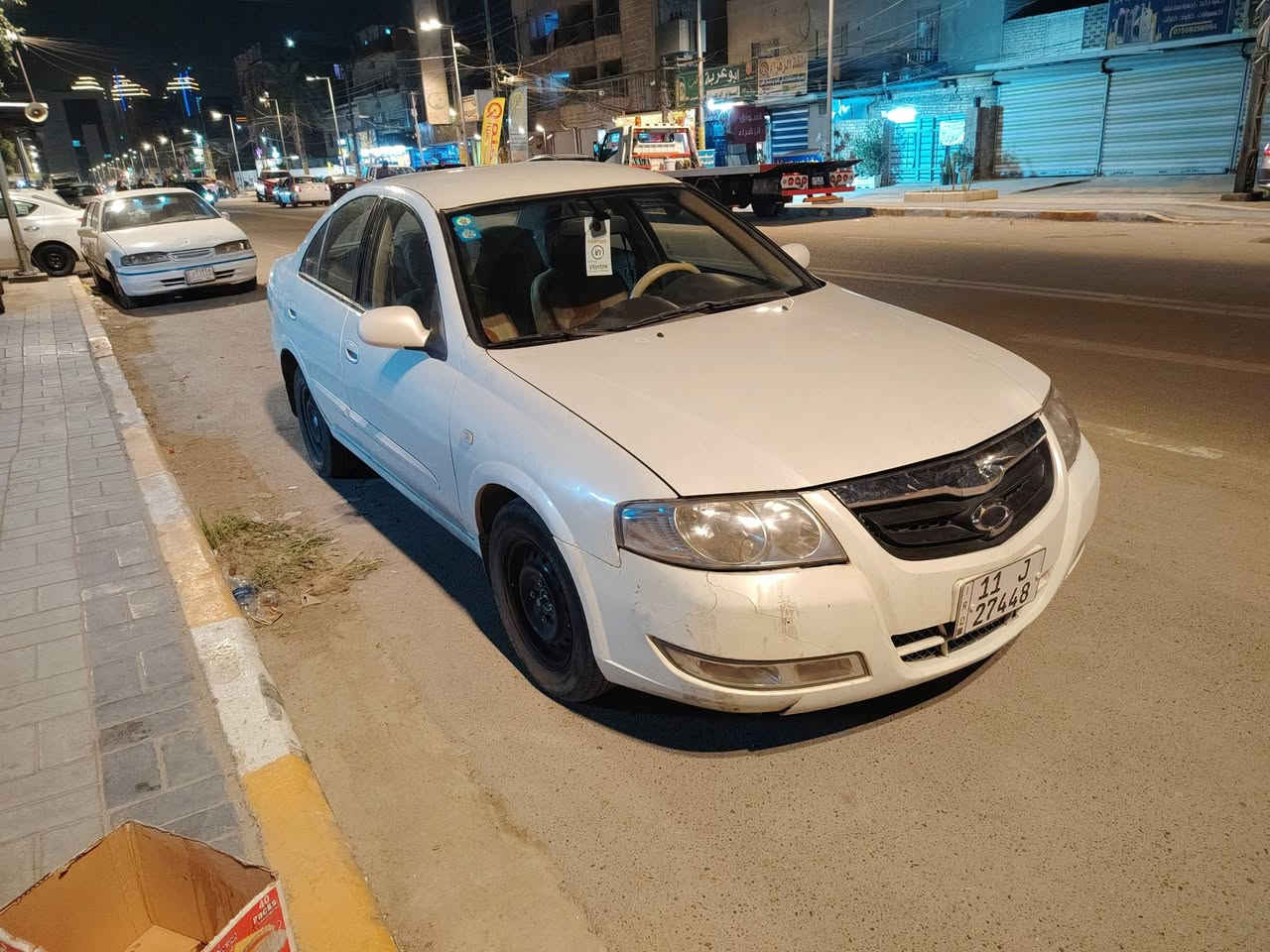 نيسان سامسونك موديل 2007 سياره جاهزه واي نقص مابيه السعر 78 مكان بغداد منصور الإسكان *********** بيه صبغ باب وجاملغ
