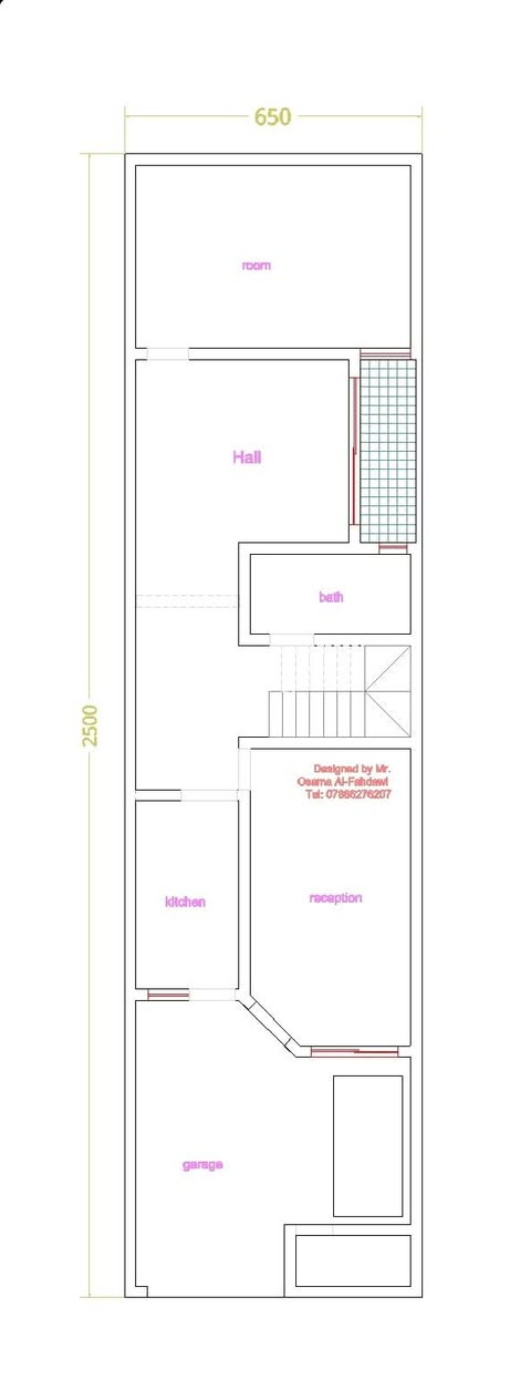 نقدم لكم نموذجاً استثنائياً يستغل المساحات الطولية بذكاء، مع واجهة تجمع بين فخامة الفن الكلاسيكي وجمال العمارة الحديثة.
​📐 تفاصيل المخطط الأرضي (مساحة 6.5م × 25م):
​تم تصميم الطابق الأرضي لضمان الخصوصية والراحة:
​المدخل: كراج واسع يؤدي إلى استقبال مستقل.
​منطقة الضيوف: غرفة استقبال (Reception) واسعة مع مدخل خاص.
​القلب النابض: "هول" مركزي واسع يربط أجزاء المنزل.
​الخدمات: مطبخ نظامي، حمام، وغرفة نوم هادئة في نهاية المخطط.
​التهوية: منور جانبي لضمان دخول الضوء الطبيعي والهواء.
​🏛️ الواجهة الخارجية:
​تصميم نيوكلاسيك (Neoclassic) يبرز فيه استخدام الأقواس والزخارف الجبسية الراقية.
​توزيع متناسق للإضاءة الليلية مع شرفات (بلكونات) بتفاصيل حديد مشغول (Ferforjé) تضفي لمسة ملكية.
​ألوان هادئة (Beige) تعطي شعوراً بالاتساع والرقي.
​✨ التصميم بواسطة المهندس: أسامة الفهداوي
📞 للتواصل والاستفسار: ***********
​#تصميم_معماري #خارطة_بيت #ديكور_خارجي #عمارة #بناء #واجهات_مودرن
#Trending #Viral #ModernHome #InstaGood #DreamHome #ArchitectureLovers #InteriorDesignالمتابعين

​⚠️ تنبيه هام جداً بخصوص التنفيذ:
عزيزي المتابع، لضمان نجاح هذا التصميم على أرض الواقع، نود التأكيد على أن القياسات الدقيقة والنهائية محفوظة لدى المصمم 
​إن أي محاولة للاجتهاد الشخصي بإضافة قياسات مجهولة أو تغيير الأبعاد قد تؤدي إلى أخطاء إنشائية ومعمارية فادحة (مثل ضيق الممرات، سوء التهوية، أو مشاكل في السلالم)، وهو ما وقع فيه الكثيرون للأسف. الالتزام بالمخطط الأصلي من المصمم هو ضمانك لبيت آمن وجميل.

