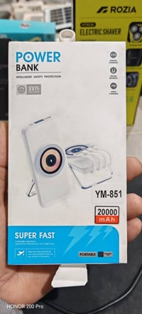 باور بنك • ٢٠٠٠٠ ملّي أمبير • شحن لاسلكي