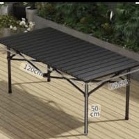 ميز تخييم • قابل للطي • مقاسات بالصورة