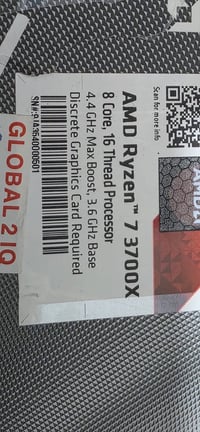 رام 8جيجا • GSkill 3600 • R7 3700x