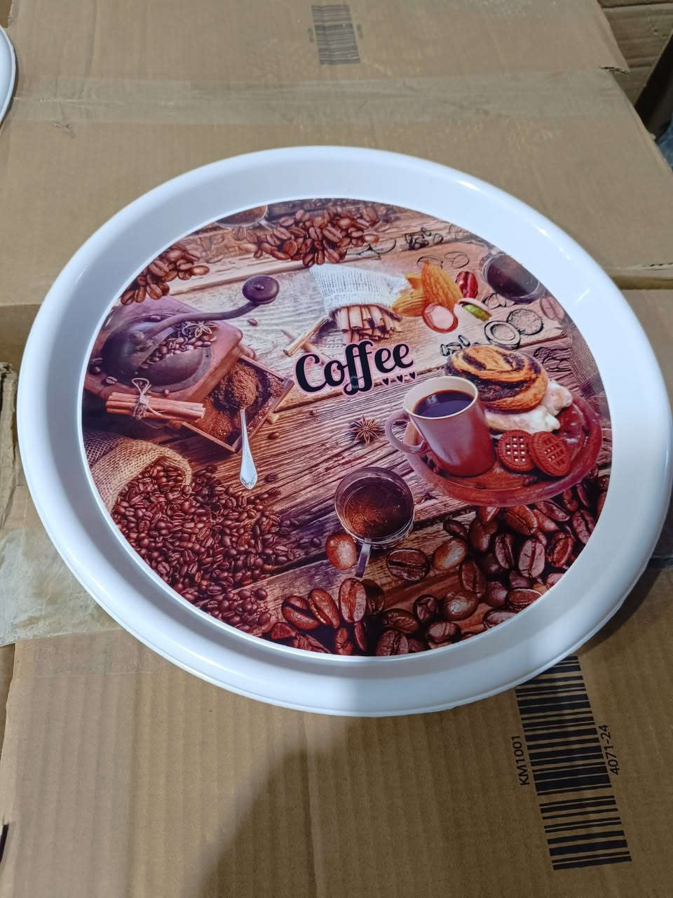 صينيه ميلامين حجم الكبير 38,سانتيم الاصليه تعبائه الكارتون 120قطعه  ب9000الدرزن والتوصيل مجاني داخل الديوانية والجميع محافظات العراق  اقل طلب 10درزن اتصال ع الرقم ***********تجهيز المجمعات والمولات والمحلات   كميات  البيع
