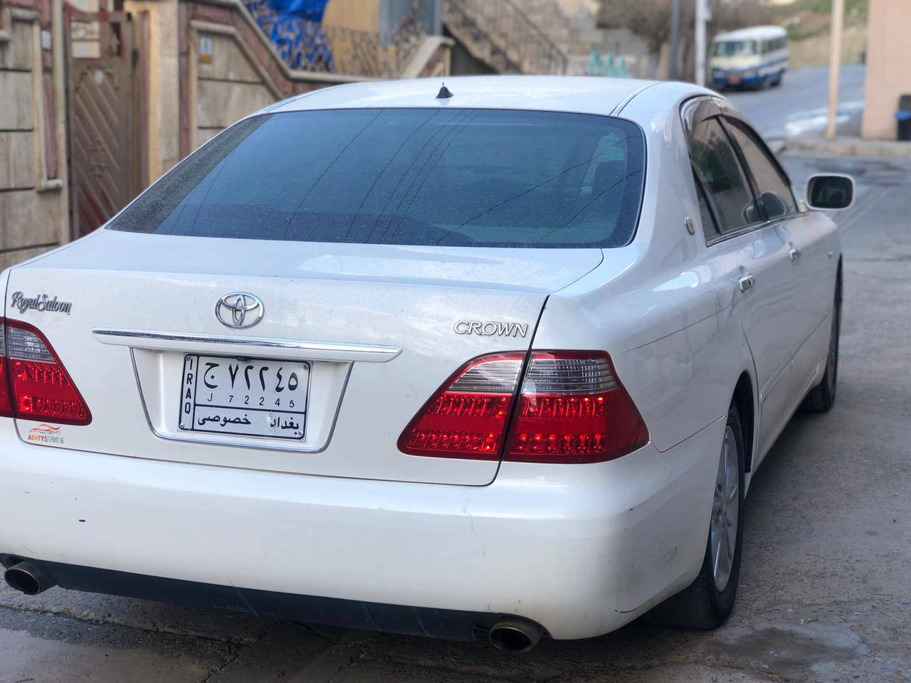 تۆیۆتا کراون ڕۆیال سالۆن
‎ساخ ساخ ساخ 
‎مۆدێل-٢٠٠٧ 
‎ناو زەرد 
‎بەسمە ڕەساسی 
‎٣ دوگمەیە سەیارەکە
سۆنەریم داناوە ڕەحمەتت لێبێ تەلەڤۆن مەکە بڵێی چی پێوەیە 
‎١ پارچە یابانی بۆیاخە 
‎٤ تایەی لۆکی لەژێرایە 
‎لە سلێمانیە سەیارەکە 
 ‎نرخی 65 گەڵا مەجالێکی زۆر کەم خوار هەموو بازاڕە سەیارەکە 
‎
‎0751 164 8244 (whats up)
0771 157 75 49 (whats up-telegram-viber)
‎
‎ السليمانية, العراق
