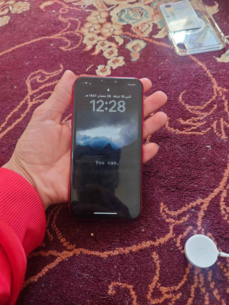 السلام عليكم
ايفون اكس ار 
لون احمر
جهاز كلش نضيف وكلشي شغال 
صوت -تنكيك-كامره-اتصال كلشي شغال
فقط بطاريه مبدله مال تفصيخ نسبتها ٧٤
ذاكره ٦٤
نموذج m
للمراوس شعندك نزل


**إذا كنت صاحب هذا الإعلان وتريد حذفه لأي سبب، رجاءا أرسل رسالة إلى الدعم الفني**