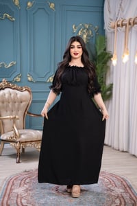 فستان • فري سايز • سواد فاحم