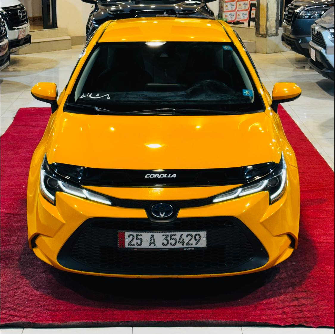 وارد أمريكي 🇺🇸  رقم كركوك
موصفات LEمحسن 
Toyota Corolla2022
🔰تويوتا كورلا🔰  مرقم كركوك
موديل 2022 #هايبرد 
لون اصفر تكسي 
#سعر 185$ . بيها مجال للشراي  مع مراوس  
ماشية 136. km
المحرك... 1800
المواصفات... LE محسن 
بصمة تشغيل 
ويل كروم 
كشنات تدفئه 
شاشة كبيرة  
تحكمات ستيرن جهتين
رادار امامي بلادي 
حجر صالنصه بلادي 
لايت LED زنون
صندوق بصمة
سايد بريك بصمة 
مانع انزلاق
كروس سرعة
تحديد مسارات
 DRIVE MODE
ايرباك سليم  
نظامSPORT
------------------------------------------
رقم شاصي ضمن الصور 
#عنوان كركوك 

معرض هشام الحمداني لتجارة السيارات

#للاستفسار__والتواصل☎️☎️

***********
