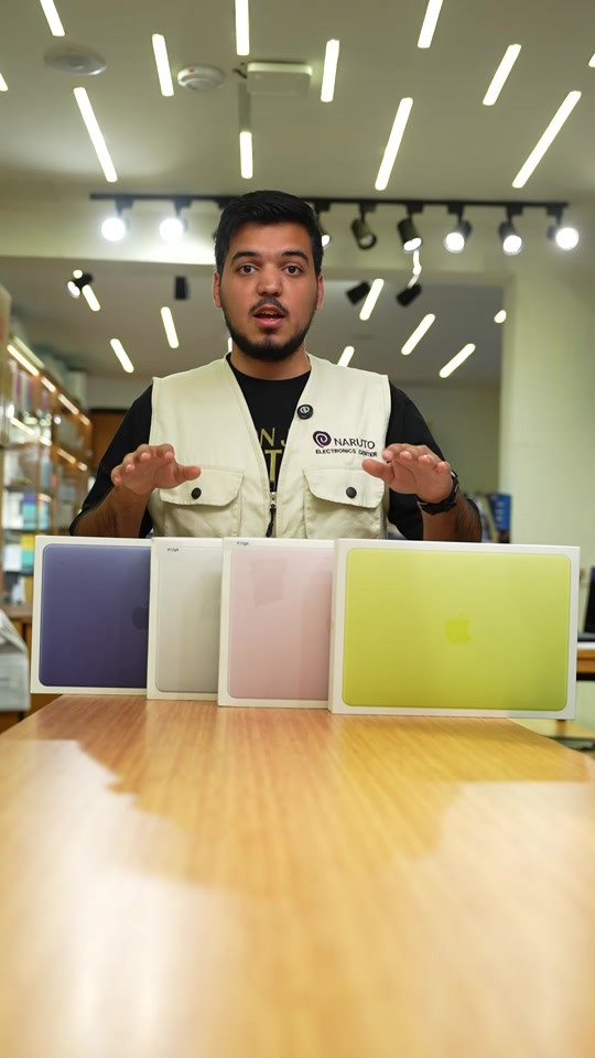 MacBook New ✨ تجربة اقتصادية مختلفة بالكامل منapple. أداء سريع يخليك تنجز بدون انتظار ⚡️ تصميم أنيق يلفت من أول نظرة 💻 بطارية تعيش وياك طول اليوم 🔋 إذا تشتغل، تدرس، أو تصنع محتوى… هذا اختيارك الاقتصادي الصح. ____ أوقات العمل 🕚من ساعة 11 صباحاً لغاية 11 مساءاً عدا يوم الجمعة من ساعة 4 لغاية 11 مساءاً 📍العنوان : البصرة/العباسية مقابل شركة اسياسيل 📱ارقام المركز : المبيعات / *********** - *********** الصيانة / *********** - ***********⁩⁩
