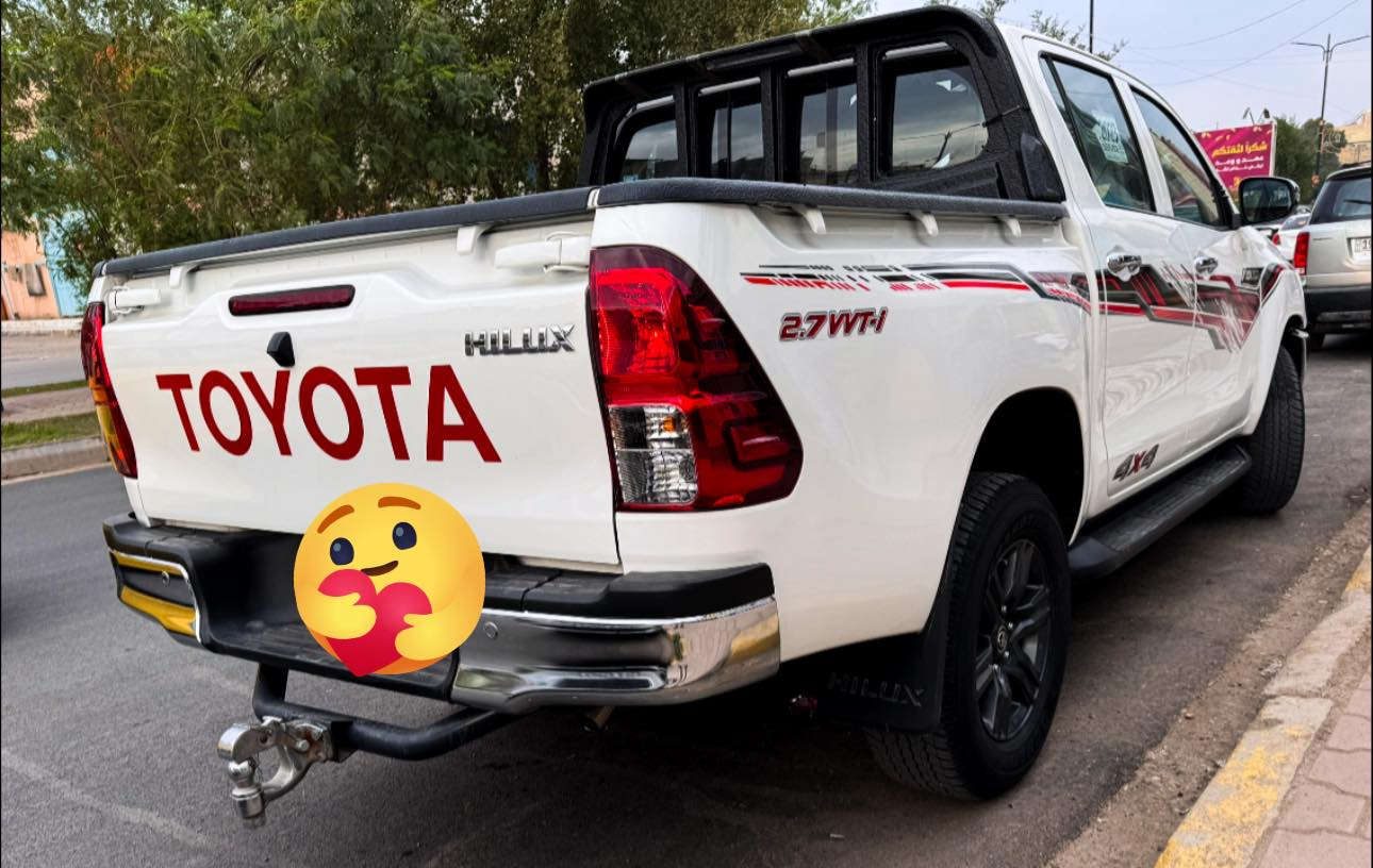 TOYOTA
هايلوكس 2023
ماشية 40,000 وقابل للزيادة
وكالة شركة نبض sas
رقم بغداد . مكانها الكوت 
گير اوتو . تشغيل سويچ 
للتواصل ع الخاص او الاتصال ***********
