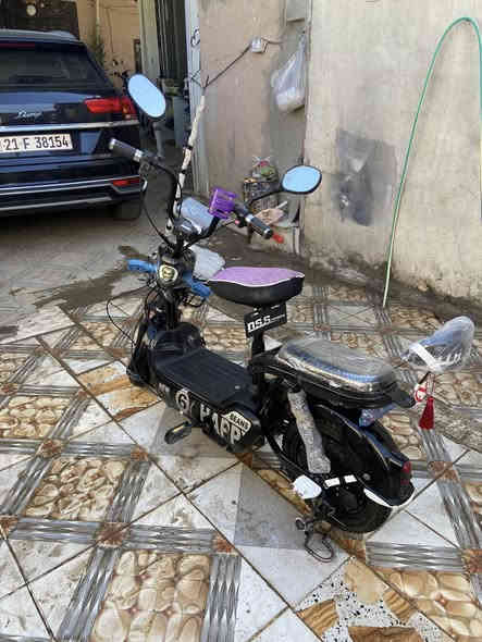 دراجة شحن للبيع موديل 2023 مابي عيب فول مواصفات حجم 14 نظيف سعر 170 بي مجال قليل عنوان كركوك پنجا علي رقم ***********
