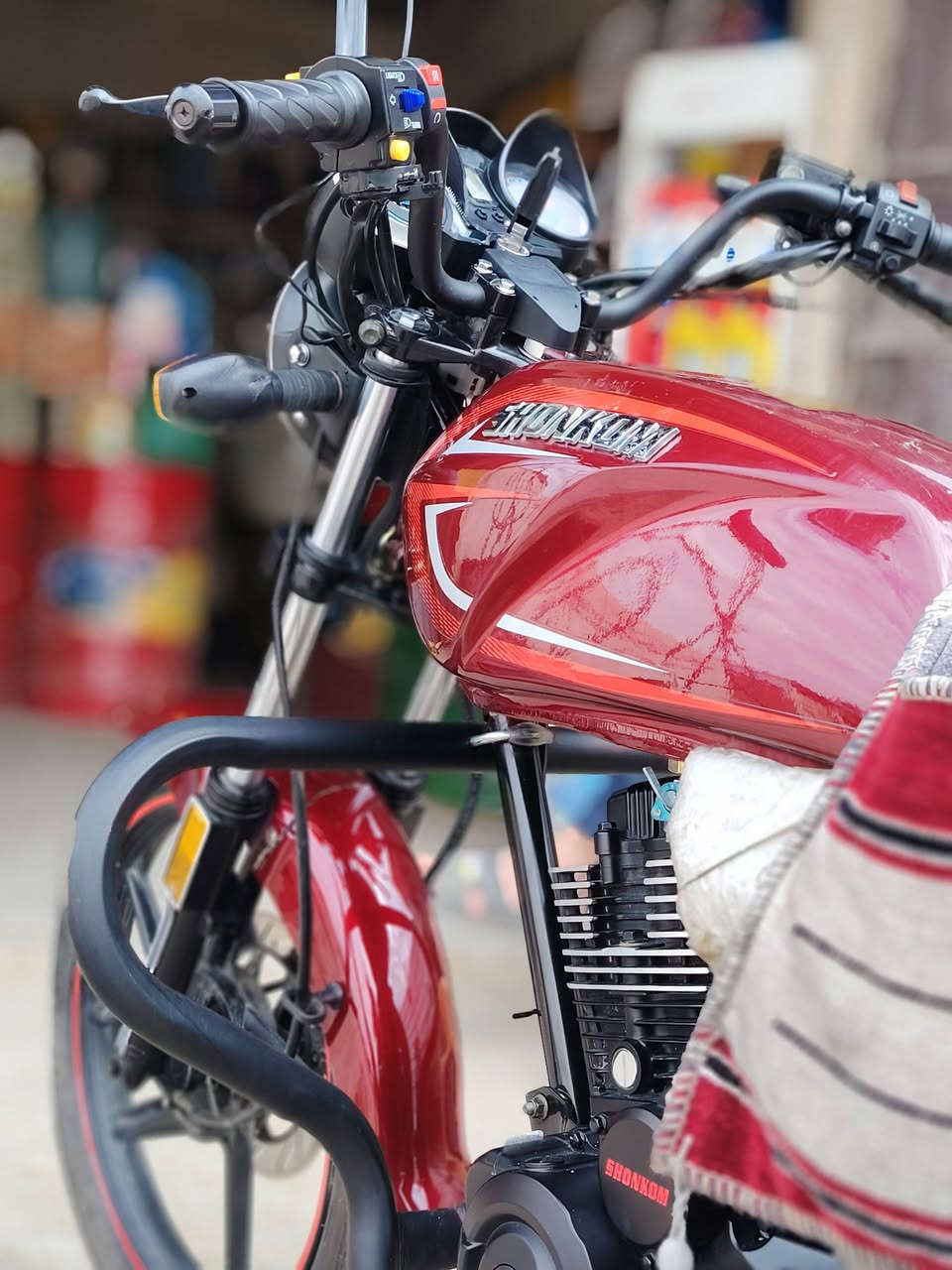 سلام عليكم عندي دراجه شانك مديل 2026 دراجه جديده زيرو مكان كربلاء الحسينيه الاتصال ***********
