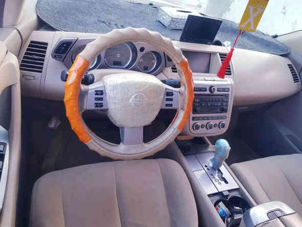 نيسان مورانو
موديل 2006 ***محرك 3500
رقم انكليزي انبار تحويل ثاني يوم
فول اوتماتيك
تبريد ثلج + تدفئه
سيارة ما ناقصة كلشي صدر كله جديد 
السعر65 وبيها مجال حگ الجية 
اي استفسار // ***********
