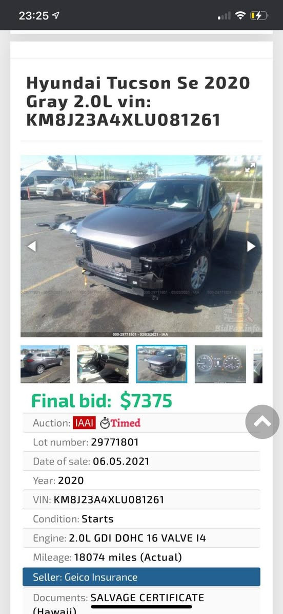 السلام عليكم .توسان لون نفطي اربيل وارد امريكي كلين تايتل حادثها سرقة موضح بالصور المرفقة السعر 205 مواصفاتها se ماشية 27 الف ميل للاتصال بالرقم *********** مكانها بغداد
