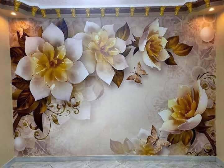 لوحات تري دي قابل للغسل بأشكال متعددة 
***********
