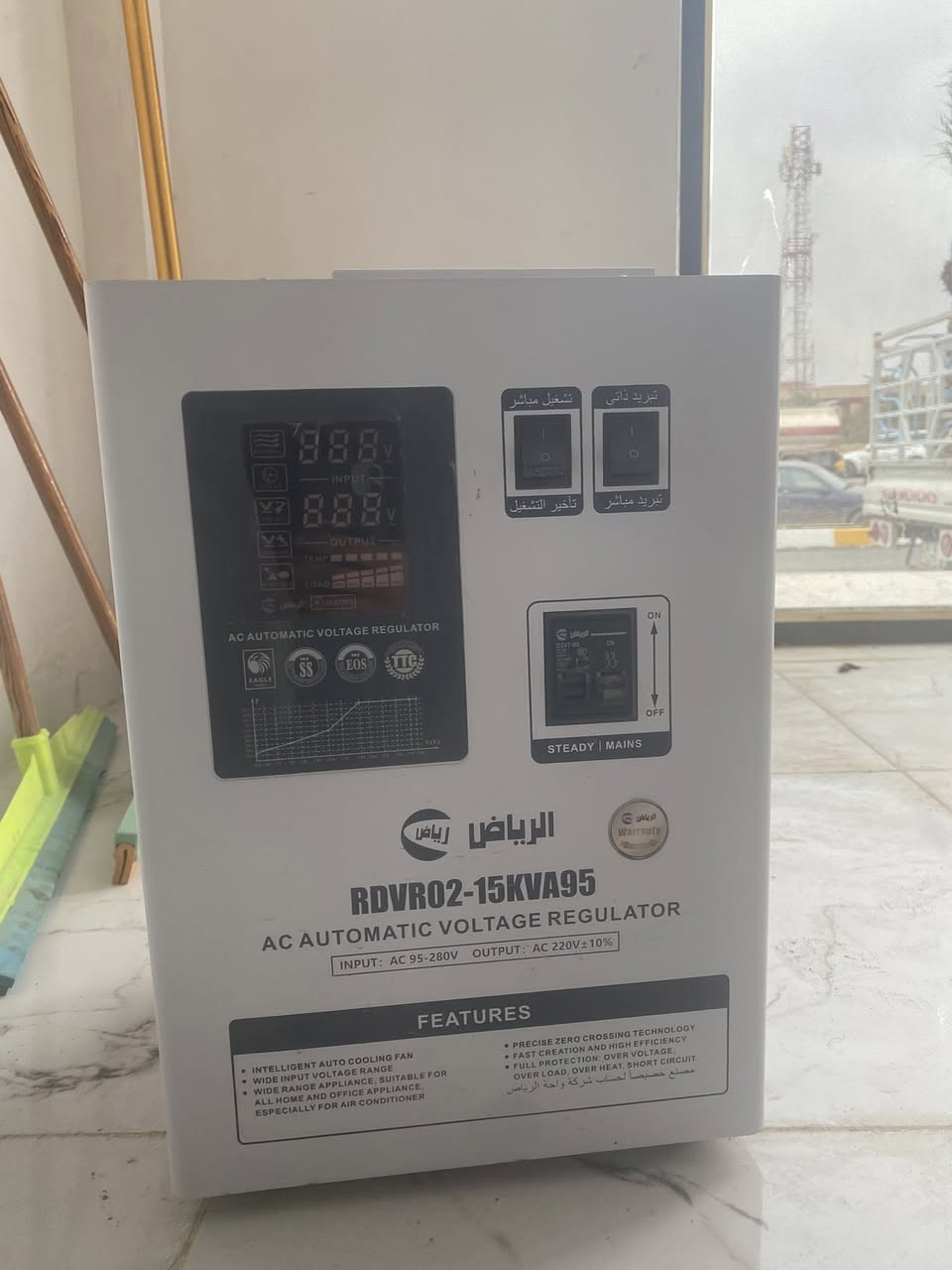 اسلام عليكم للبيع جهاز. رافع فولتيه 15 kvمستخدم شي قليل 20يوم. وبيه ضمان الاستفسار على الرقم ***********
