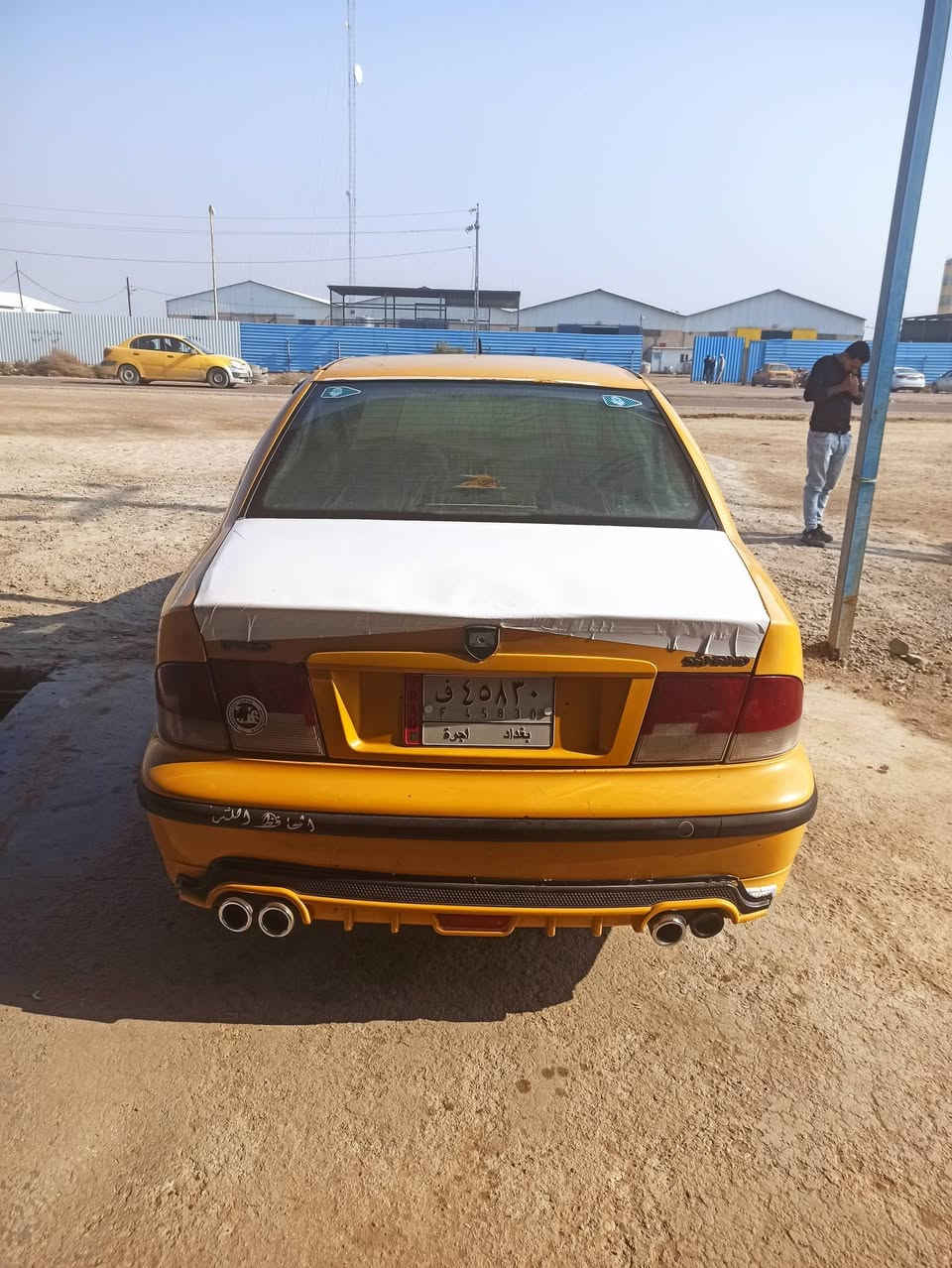 السلام عليكم سمند موديل 12 مكينه بيه بدايه بخار كير كفاله سياره موضحه في الصور تدفئه تبريد شغال بسمي تحويل مباشر رقم بغداد السعر 32 وبيه مجال العنوان بابل مشروع المسيب للاتصال ***********.....***********
