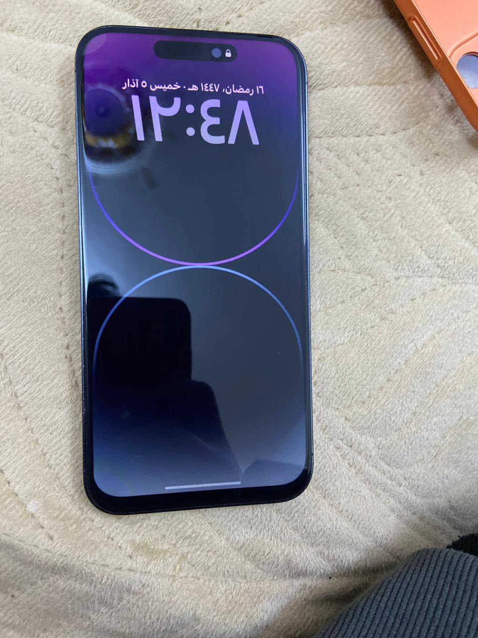 سلام عليكم آيفون 14  برو ماكس البيع ذاكرةً 256بطارية 83 جهاز مبدل بي شاشة صلية ثلاث ختيارات جهاز نظيف زلغ مايي مكفول ما عادة شاشة مبدلة صلية ثلاث ختيارات السعر 650 وبي مجال مكان مدينة الصدر  رقم ***********
