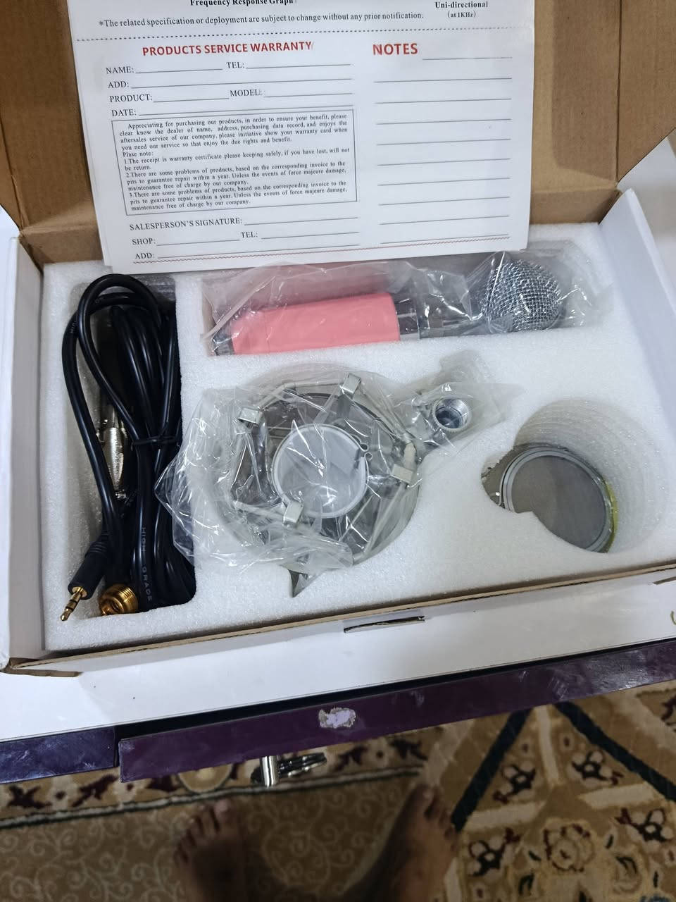 مايك كونديسر السعر 20  الف ..يوجد قطعتين ..البصره


**إذا كنت صاحب هذا الإعلان وتريد حذفه لأي سبب، رجاءا أرسل رسالة إلى الدعم الفني**