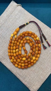 مسبحة انتيكة • كهرب ألماني • ١٠١حبة