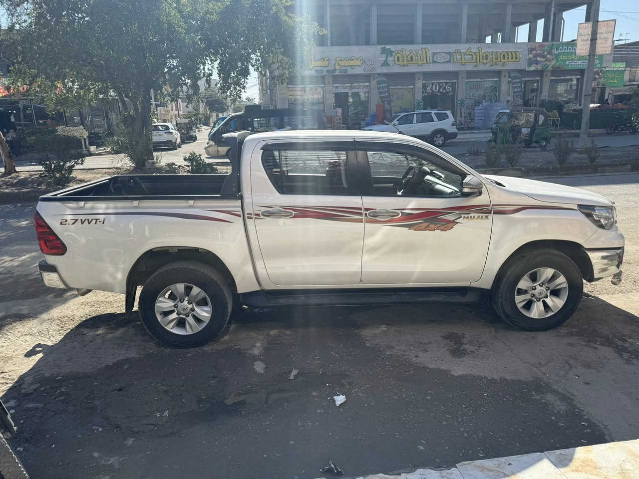 السلام عليكم بيكم هايلوكس دبل قماره تحكمات ستيرن شاشه كبيره بلادي فور ويل كفاله عام عدا بارده خفيف بالبنيد غير متواجد عل فيس اتصال على هاذه الرقم ***********
***********
