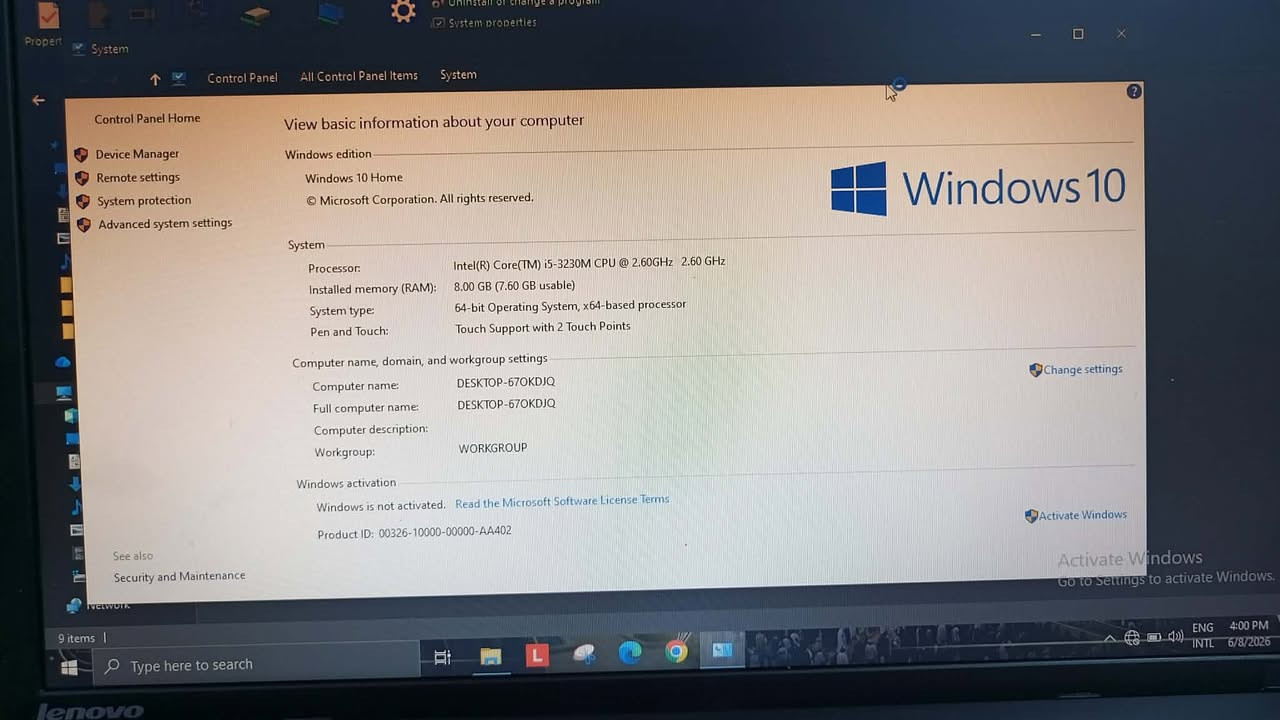 :

💻 لابتوب عملي وشاق Lenovo ThinkPad E530 للبيع

الجهاز معروف بقوة تحمله ومناسب جداً للدراسة، التصفح، البحوث، البرمجة، والمهام اليومية.

المعالج: Intel Core i5 (الجيل الثالث)

الذاكرة (الرام): 8 جيجابايت (سريع جداً في فتح التنقل بين البرامج)

الهارد: 500 جيجابايت HDD (مساحة كبيرة للخزن)

الشاشة والبطارية: بحالة ممتازة والشاحن الأصلي متوفر.

النظافة: الجهاز نظيف وشغال 100% بدون أي عيوب أو مشاكل.

💰 السعر: 125 ألف دينار عراقي (وقابل للتفاوض البسيط للشراي ).

📍 الموقع: [بغداد الشعله]

📞 للتواصل: [*********** متواجد علئ واتساب ]
