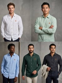 قميص شبابي • خامة لنن • مناسب العيد