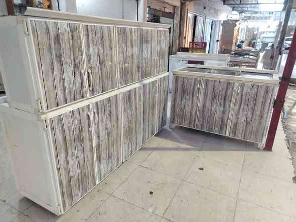 للبيع كونتر ارضى ملحق ٥باب  شغل تقيل فصال  سنك ١٣٠سم   سعر ٢٨٠ بي مجال *********** اسيا *********** مكان رشيديه
