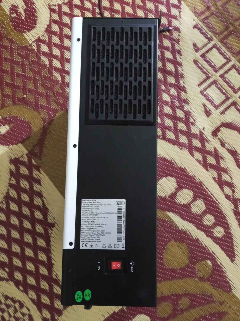 جهاز جديد حجم 6 كيلو نضام 48 للاستفسار اتصل 
***********
