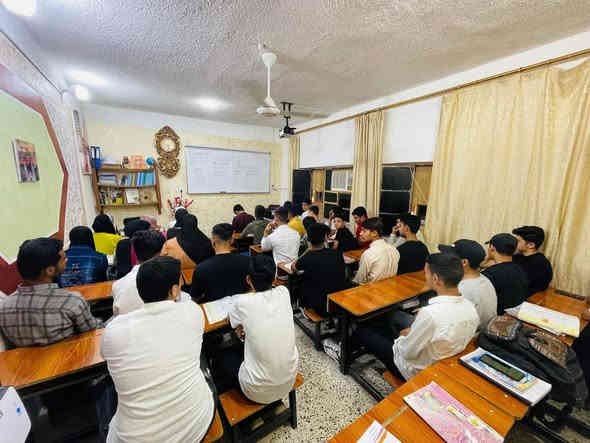 اعلان هام ‼️ 
يعلن معهد اجيال المستقبل للتدريس الخصوصي 
عن بدء التسجيل في دورات التقوية العلمية 
للمراحل (الابتدائية - المتوسطة - الاعدادية)
للعام الدراسي الجديد 2025-2026
ولجميع المواد الدراسية العلمية
👈🏻((بأسعار مناسبة جداً مع خصم للإخوة))👉🏻

♦️طرق تدريس حديثة مع تلخيص كامل للمادة
♦️اختبارات يومية وشهرية في جميع المواد
♦️مراجعات للمادة قبل كل امتحان شهري
♦️تواصل مع اولياء الامور لتقيم مستوى الطالب
♦️نوفر للطلبة محاضرات طوال ايام الاسبوع

📌عنوان المعهد
الفرع الاول: حي الامين - قرب مدرسة ابن قدامة الابتدائية
الفرع الثاني: حي الجمعية - قرب ثانوية دمشق للبنين

للتسجيل او الاستفسار التواصل عبر الصفحة
او الاتصال على الرقم ***********📞

معهد أجيال المستقبل منارة العلم والمعرفة

المهندس ايمن جلال خلف 
المدرس ايسر جلال خلف
الست هديل اياد مطلك
الست لمى كمال خلف
الست زهراء جلال خلف
الاستاذة القديرة فاطمة خليفة تركي

#_الثقة_بالله_نجاح
