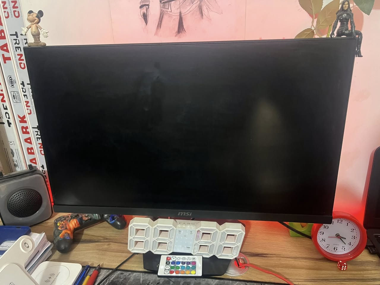 السلام عليكم الغراض هذه للبيع لان بعت حاسبتي مابيهن اي مشكلة ولا اي عطل استعمال نظيف
شاشة❤️‍🔥
من شركة MSI بمعدل تحديث 180HZ

كيبورد❤️‍🔥
من شركة (Redragon (K530 Pro فقط
قطعة الوايرلس ضايعه يعني يشتغل واير وبلوتوث

ماوس❤️‍🔥
ATTACK SHARK X11 من شركة
سماعة❤️‍🔥
من هايبر اكس ايربود 2 استعمال اسبوعين

مع هدية 🎁 
ساعة الكترونية موضحة بالصور

كل الغراض للبيع بسعر 200 الف السريدات القديمة شارع الصياد
هاتف ***********
مكاني بغداد السريدات القديمة شارع الصياد
