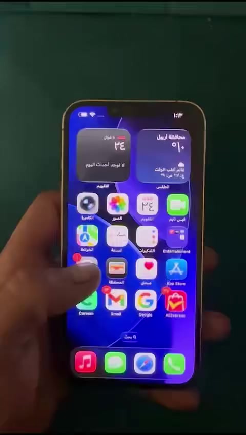 سلام عليكم.ايفون 13برو.جدا نضيف.كبس ما مفتوح.فقط سيم ما يشتغل.للبيع.سعر 300$وبي مجال.للشراي.***********واتس اب.مكان اربيل هفالان🌹
