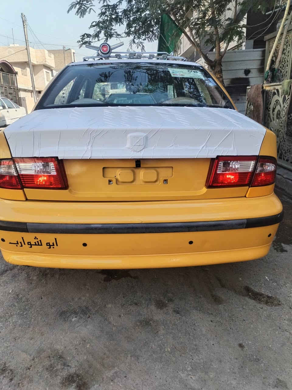 ﷽
الهم صلي على محمد وآل محمد
السلام عليكم شباب
الأسم / سمند 
الون / اصفر غير محدد 
موديل / 2011
رقم العجله/  بغداد 
حجم المحرك / 1600 
كير / اوتوماتيك 
السعر / 38
1 / محدثه 17
2 / منضومه زنون 
3 / شاشه تاب 
4 / كامره خلفيه 
5 / حساس خلفي 
6 / سيبايه 
7 / دوشمه عام 
8 / تخم تاير خط ابيض جديد 
9 / تخم كبات كلكسي 14 
10/ شوته خارجيه
11/ هورن طاط اصلي
12/ هورن براد اصلي 
بيها طخات وخياسات مصلحه فقط
كير مكينه صدر  كله كفاله
سياره شرط احله من صور بعد
بيع فقط بدون مراوس 
الاستفسار *********** 
الرقم الثاني *********** 
مكان بغداد الشعله حي الجوادين

