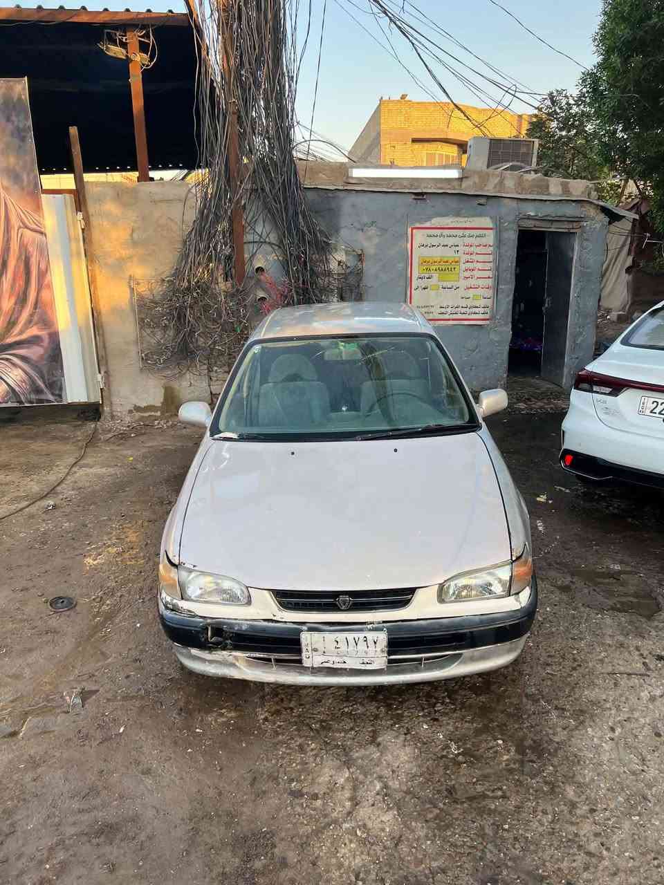سلام عليكم كورولا موديل 95 مقفوله من القص نقل الجثه سياره محرك جديد جير جديد حداديه جديده بيها ضربه شاملغ الخلفي تريد فقط صبغ بيها جراد رقم نجف تحويل ثاني يوم والسعر 37 وبيها مجال بسيط عنوان نجف كوفه حي ميسان رقم الهاتف ***********
