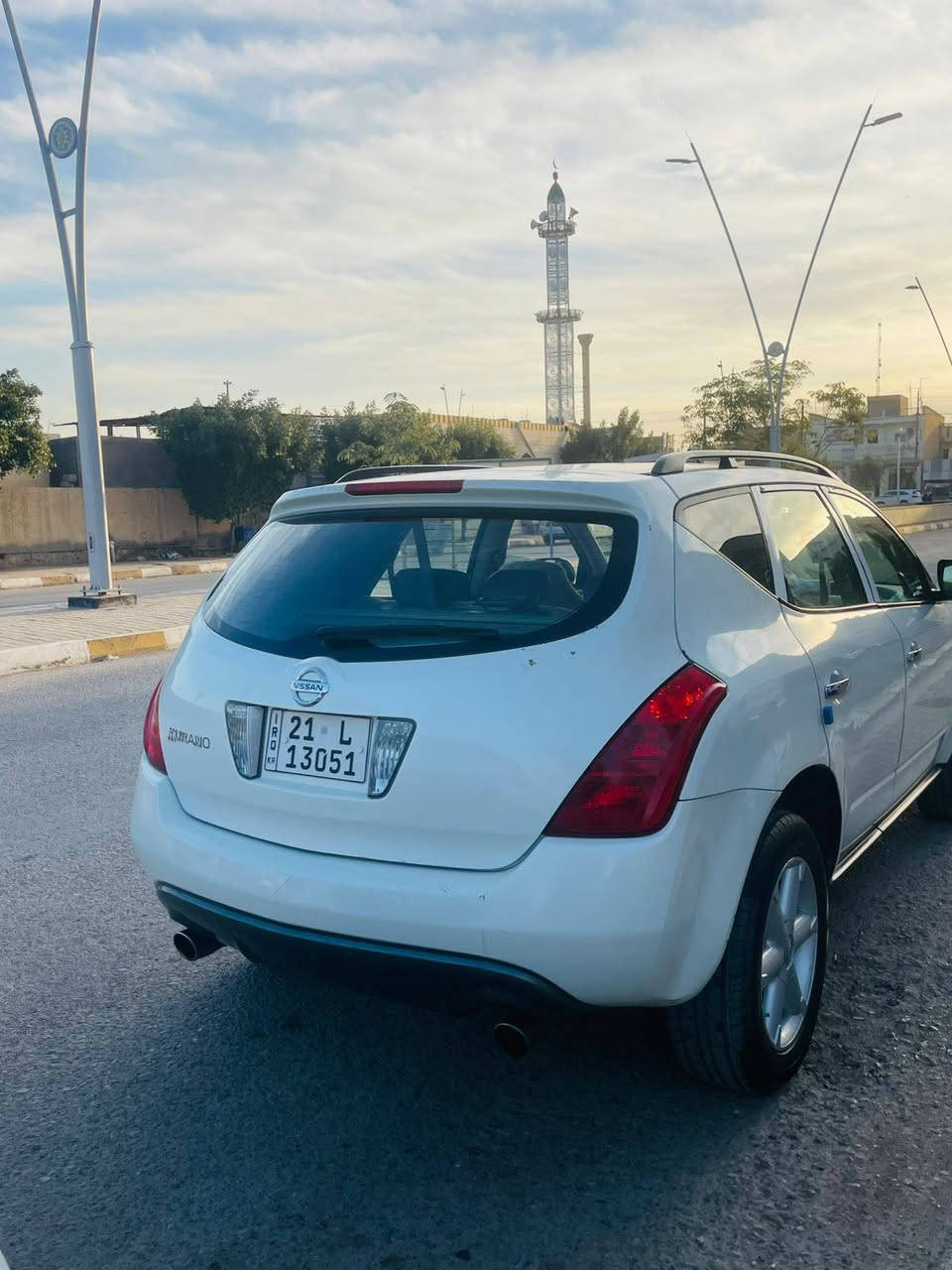 سلام عليكم
نيسان مورانو 2005 
كير محرج شرط V6
سياره فول 
فتحت سقف
كشنات كهرباء
تدفئه
كهربايات كله شغله سياره عل بلاد 
تخم تاير جديد 
منضومه زنون 
سياره بيه صفحه صبع شخط عل طول بدون دواخل 
سياره معروضه 65مجاله جدأ بسيط
ستفسار عل رقم ***********
