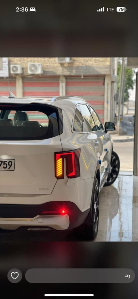 سورنتو 2025 
كفالة عامة 
رقم اربيل باسمة شركة محترمة ومعروفة اذا تريد وكالة او تحويل 
ماشية 14 الف 
6 سلندر
سقف بانوراما 
حساسات امامي خلفي
كاميرا خلفية
شاشة كبيرة كار بلي 
فول تحكمات ستيرن
اوتو هولد
كير ماوس
بردات خلفيه
 بسعر 325 ورقة وبيها مجال بسيط
رقم 📞
***********
البصره القبله📍
