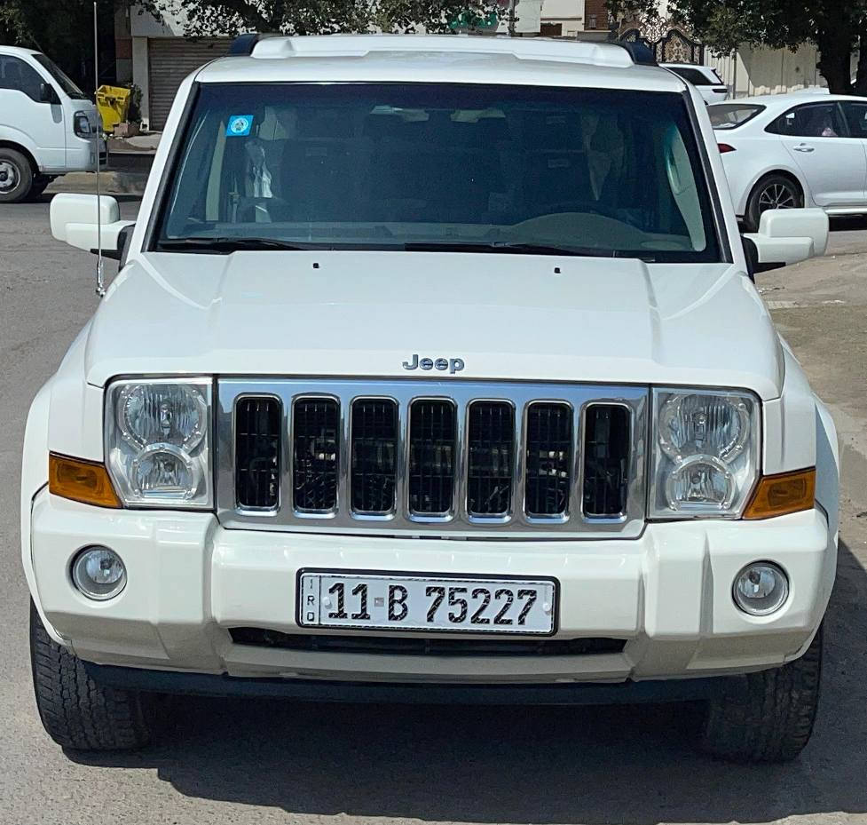 للبيع جيب كوماندر 2007 وارد كندي كفاله ضربه وتبديل بيها ربع قطعه صبغ سياره كلش جديده ماشيه 169 الف حقيقي محرك 8 سلندر 4700 المرغوب دواخل بيجي تبريد3 قطع ثلج 7 راكب 4×4 فور ويل  شاشه كامره حساسات اصطفاف حداديه طخم تاير دنلوب رقم دولي بغداد للاستفسار *********** السعر 107 وبيها مجال بسيط مكانها بغداد شارع فلسطين بغداد, العراق
