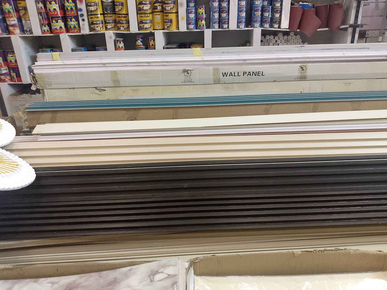 صباق ديكورات ورق جدران بديل الخشب بديل الرخام تصاميم حدائق الدرج يوجد كادر تصعيد المواد النشايه طابوك رمل كاشي المكان بغداد المعامل حي البتول التصال ***********
