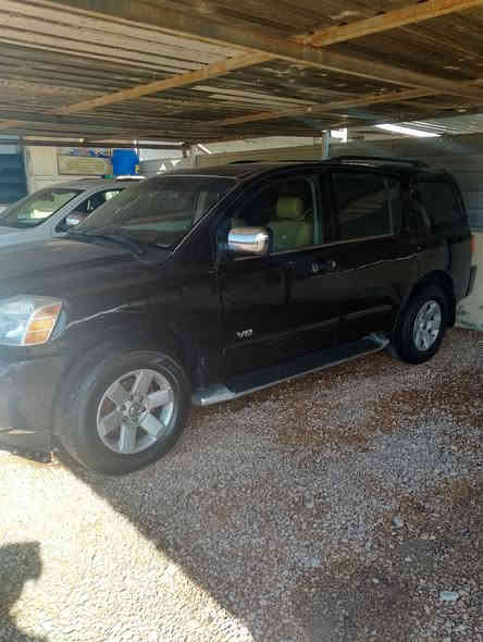 سلام عليكم للبيع فقط نيسان ارمادا 2007 خليجي فئةLE فول مواصفات رقم أنبار تحويل مباشر هزه وسنويه جديده سياره جاهزه مكينه لاتنقيص ولا تبخير V8 هيمي گير وصدر وتخم تاير وتبريد جاهزه مصبوغه جماليه بيهه طخه بالچاملق بدون ضرر سياره حلوه نظيفه مال جناي هاي تفاصيلهه اخوان السعر 85$ وبيهه مجال الشراي فقط يتصل مكان الرمادي سبعه كيلو معرض اربيل المركزي وحياكم الله رقم الهاتف ***********
