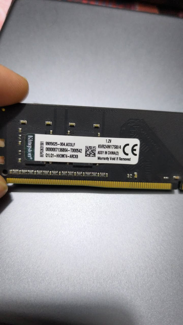 رامات kingston ddr4 
2*4 
السعر 50 الف


**إذا كنت صاحب هذا الإعلان وتريد حذفه لأي سبب، رجاءا أرسل رسالة إلى الدعم الفني**