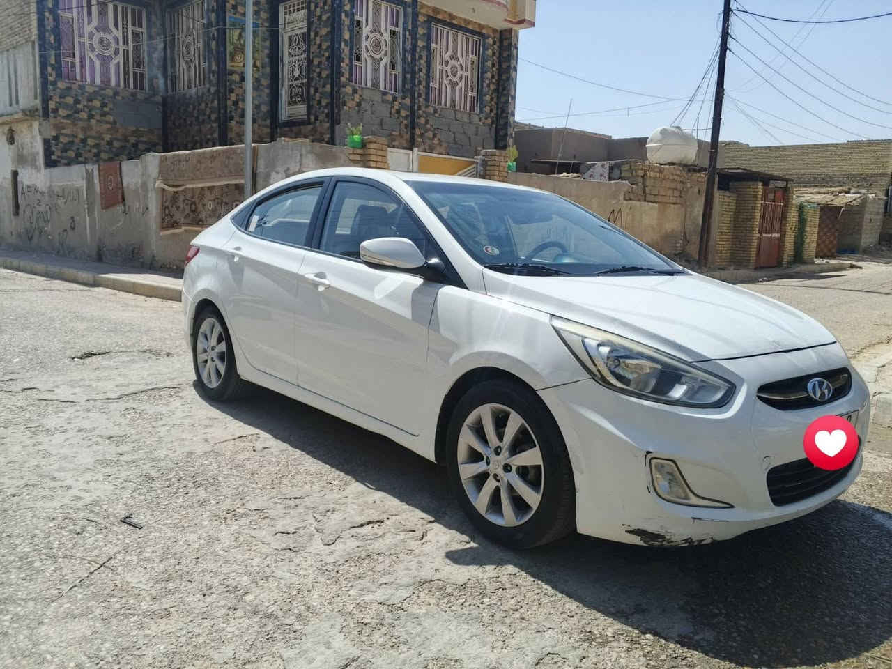 سياره البيع نوع اكسنت موديل 16
وارد خليجي ) رقم نكليزي ميسان بسمي
سياره كفاله كير ومكينه
بيه بارد بجم لايسر الامامي والبقيه تكحيل بسيط)
 سياره جاهزه ناقصه غاز تبرد فقط 
السعر 115 وبيه مجال قليل
 الستفسار ***********
